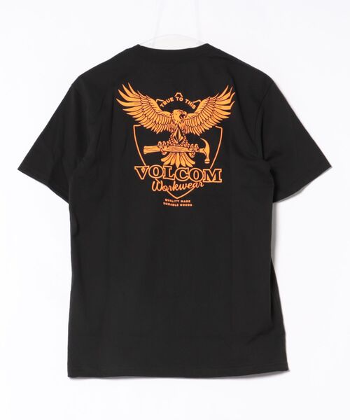 VOLCOM(ボルコム)の「VOLCOM メンズ HAMMERED SPLIT SST Tシャツ 【2026年春夏モデル】(Tシャツ/カットソー・メンズ・ホワイト/ブラック・X-LARGE/LARGE/MEDIUM/SMALL)」の3枚目の写真