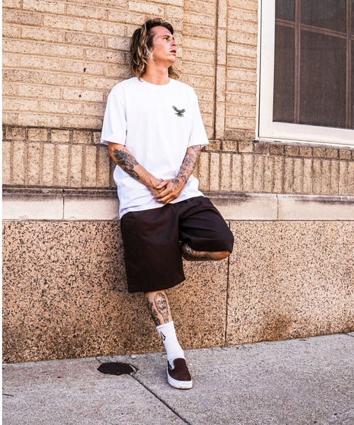 VOLCOM(ボルコム)の「VOLCOM メンズ HAMMERED SPLIT SST Tシャツ 【2026年春夏モデル】(Tシャツ/カットソー・メンズ・ホワイト/ブラック・X-LARGE/LARGE/MEDIUM/SMALL)」の4枚目の写真