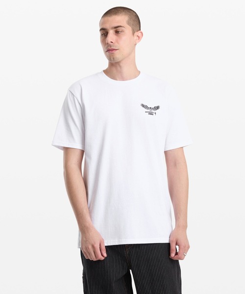 VOLCOM(ボルコム)の「VOLCOM メンズ HAMMERED SPLIT SST Tシャツ 【2026年春夏モデル】(Tシャツ/カットソー・メンズ・ホワイト/ブラック・X-LARGE/LARGE/MEDIUM/SMALL)」の5枚目の写真
