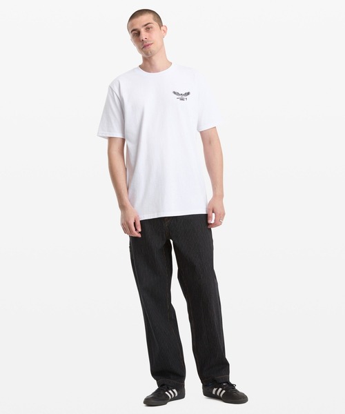 VOLCOM(ボルコム)の「VOLCOM メンズ HAMMERED SPLIT SST Tシャツ 【2026年春夏モデル】(Tシャツ/カットソー・メンズ・ホワイト/ブラック・X-LARGE/LARGE/MEDIUM/SMALL)」の8枚目の写真