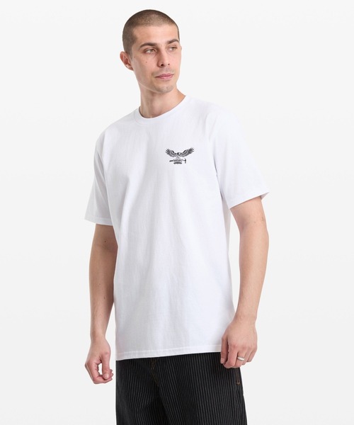 VOLCOM(ボルコム)の「VOLCOM メンズ HAMMERED SPLIT SST Tシャツ 【2026年春夏モデル】(Tシャツ/カットソー・メンズ・ホワイト/ブラック・X-LARGE/LARGE/MEDIUM/SMALL)」の9枚目の写真