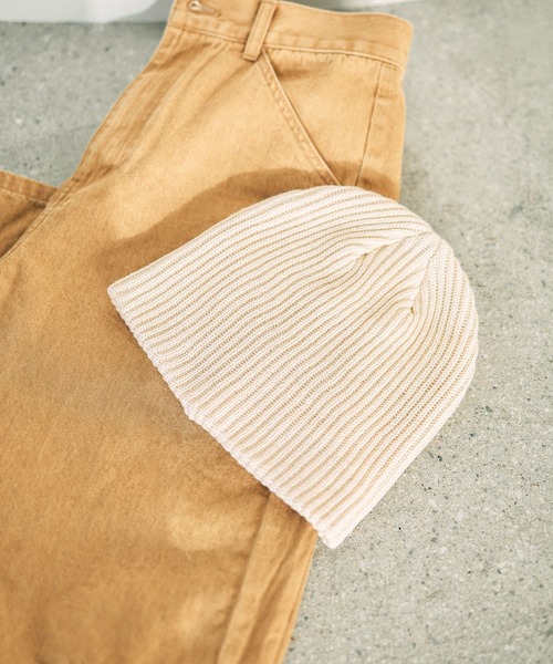 LEPSIM（レプシィム）の「アソートルーズビーニー　636658（ニットキャップ/ビーニー・レディース・ブルー系その他/ブラック/アイボリー/グレー/ブラック系その他・ONE SIZE）」の2枚目の写真