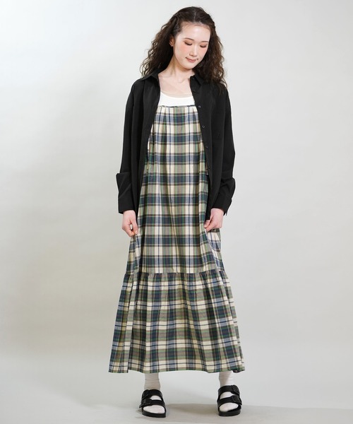 RIKKA FEMME(リッカファム)の「RIKKA FEMME/リッカファム 長袖 シャツ 吸水速乾 UVカット RF6S-2603(シャツ/ブラウス・レディース・ブラック/カーキ/ホワイト/イエロー・FREE)」の13枚目の写真