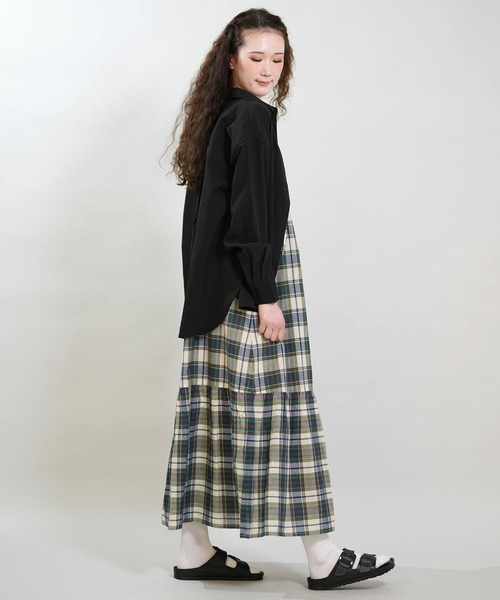 RIKKA FEMME(リッカファム)の「RIKKA FEMME/リッカファム 長袖 シャツ 吸水速乾 UVカット RF6S-2603(シャツ/ブラウス・レディース・ブラック/カーキ/ホワイト/イエロー・FREE)」の16枚目の写真