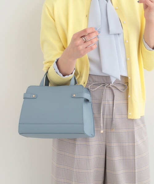 SHOO・LA・RUE（シューラルー）の「【2WAY】サイドベルトが上品 ミニトートバッグ（ショルダーバッグ・レディース・グレー/ブルー/ブラック・00）」の20枚目の写真