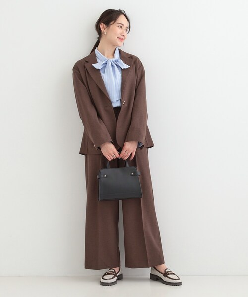 SHOO・LA・RUE（シューラルー）の「【2WAY】サイドベルトが上品 ミニトートバッグ（ショルダーバッグ・レディース・グレー/ブルー/ブラック・00）」の14枚目の写真