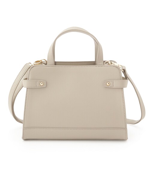 SHOO・LA・RUE（シューラルー）の「【2WAY】サイドベルトが上品 ミニトートバッグ（ショルダーバッグ・レディース・グレー/ブルー/ブラック・00）」の16枚目の写真