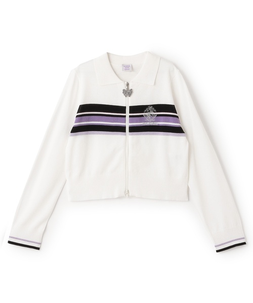 スタイルアップ☆ジップニット（カーディガン/ボレロ）｜ANNA SUI mini