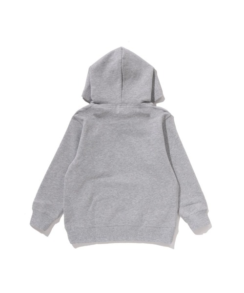 A BATHING APE（アベイシングエイプ）の「BABY MILO PULLOVER HOODIE（パーカー・キッズ・グレー/レッド・130）」の4枚目の写真