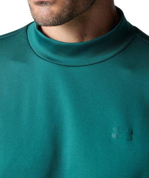UNDER ARMOUR（アンダーアーマー）の「UAドライブ アーマーニット モックネック シャツ（ゴルフ/メンズ）（ポロシャツ・メンズ・カーキ系・L/XL/M/3XL/2XL/S）」の4枚目の写真