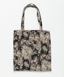 Revo.（レボ）の「Revo. ヴィンテージライク ゴブラン織り アニマル キャット 猫柄 トートバッグ（トートバッグ）」