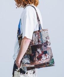 Revo.（レボ）の「Revo. ヴィンテージライク ゴブラン織り アニマル キャット 猫柄 トートバッグ（トートバッグ）」