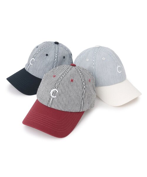 b・ROOM（ビールーム）の「ヒッコリーバイカラーキャップ（キャップ・キッズ・ネイビー・F）」の10枚目の写真