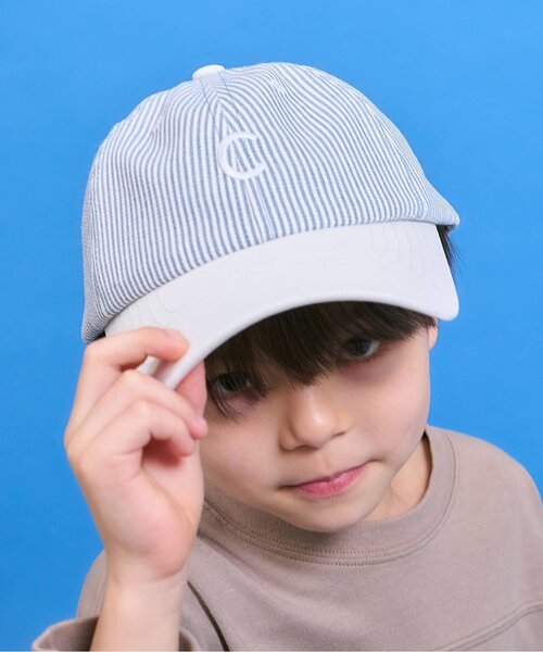 b・ROOM（ビールーム）の「ヒッコリーバイカラーキャップ（キャップ・キッズ・ネイビー・F）」の11枚目の写真