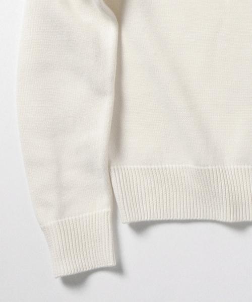 BEAMS（ビームス）の「＜WEB限定＞BEAMS / NEW STANDARD ミリタリーVネックセーター（ニット/セーター・メンズ・オフホワイト/チャコールグレー/ブラック・X-LARGE/LARGE/SMALL/MEDIUM）」の13枚目の写真