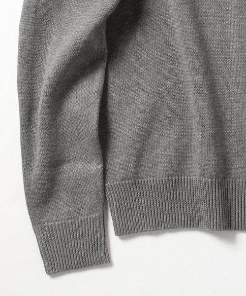 BEAMS（ビームス）の「＜WEB限定＞BEAMS / NEW STANDARD ミリタリーVネックセーター（ニット/セーター・メンズ・オフホワイト/チャコールグレー/ブラック・X-LARGE/LARGE/SMALL/MEDIUM）」の17枚目の写真