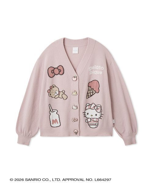 gelato pique シナモロール　スムーズィー カーディガン　ジェラピケ gelato pique】【KIDS】スムーズィーカーディガン(キッズ＆ベイビー