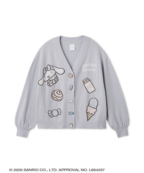 サンリオ gelato pique LADIESスムーズィーカーディガンPNK gelato pique】【LADIES】スムーズィーカーディガン(ルームウェア