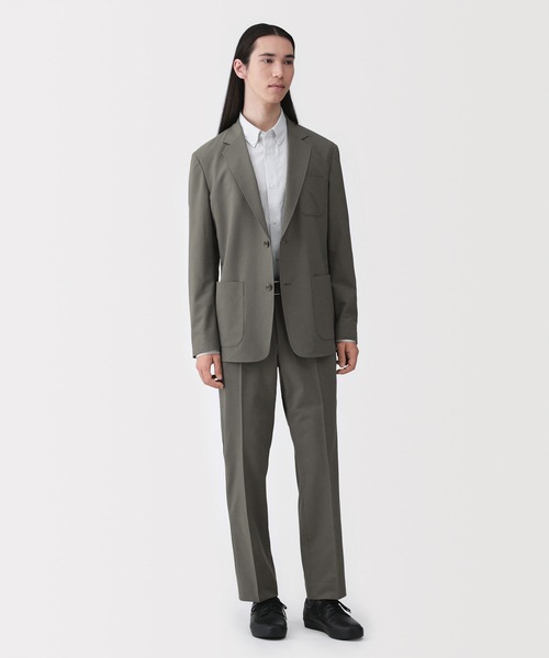無印良品(ムジルシリョウヒン)の「紳士 撥水ストレッチワンタックパンツ(その他パンツ・メンズ・グレー系/ブラック・S/M/L/XL)」の9枚目の写真
