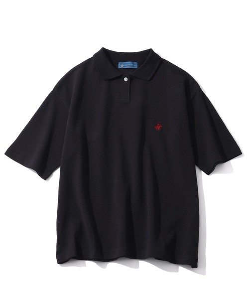 BEVERLY HILLS POLO CLUB(ビバリーヒルズポロクラブ)の「【Bevery Hills Polo Club/ビバリーヒルズ ポロクラブ】ワンポイント ロゴ刺繍 半袖 ポロシャツ(ポロシャツ・レディース・ホワイト/ブラック/ホワイト系その他/ネイビー・S/M)」の4枚目の写真