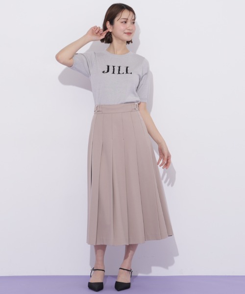 JILL by JILL STUART(ジルバイジルスチュアート)の「サイドベルトプリーツスカート(スカート・レディース・ネイビー/ベージュ/グレー・MEDIUM/SMALL)」の18枚目の写真
