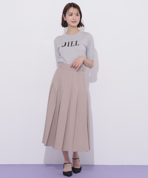 JILL by JILL STUART(ジルバイジルスチュアート)の「サイドベルトプリーツスカート(スカート・レディース・ネイビー/ベージュ/グレー・MEDIUM/SMALL)」の17枚目の写真
