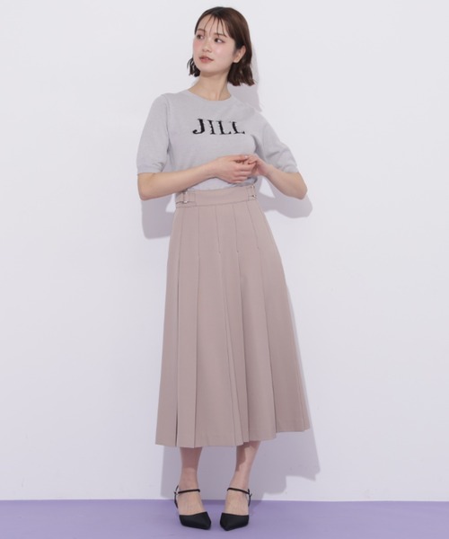 JILL by JILL STUART(ジルバイジルスチュアート)の「サイドベルトプリーツスカート(スカート・レディース・ネイビー/ベージュ/グレー・MEDIUM/SMALL)」の14枚目の写真