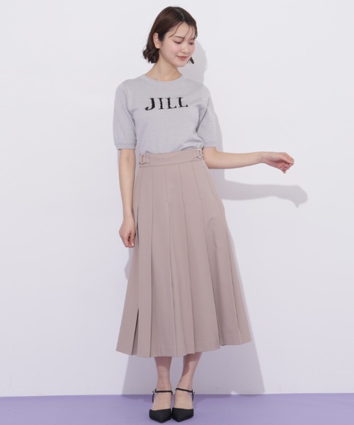 JILL by JILL STUART(ジルバイジルスチュアート)の「サイドベルトプリーツスカート(スカート・レディース・ネイビー/ベージュ/グレー・MEDIUM/SMALL)」の13枚目の写真