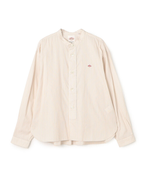 Women's Cotton Poplin Band Collar Shirt（シャツ/ブラウス）｜DANTON