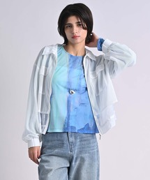 RAW FUDGE（ローファッジ）の「メッシュレイヤーシアージャケット（ブルゾン）」