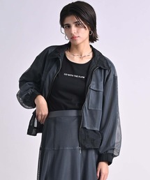 RAW FUDGE（ローファッジ）の「メッシュレイヤーシアージャケット（ブルゾン）」