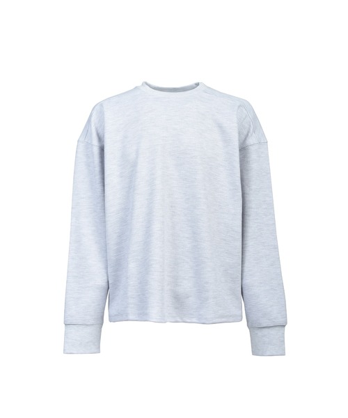 BREATH（ブレス）の「NEW RICH WAFFLE LS TEE TYPE-2（Tシャツ/カットソー・メンズ・グレー/クリーム/ブラック/ホワイト・XX-LARGE/SMALL/MEDIUM/LARGE/X-LARGE）」の4枚目の写真