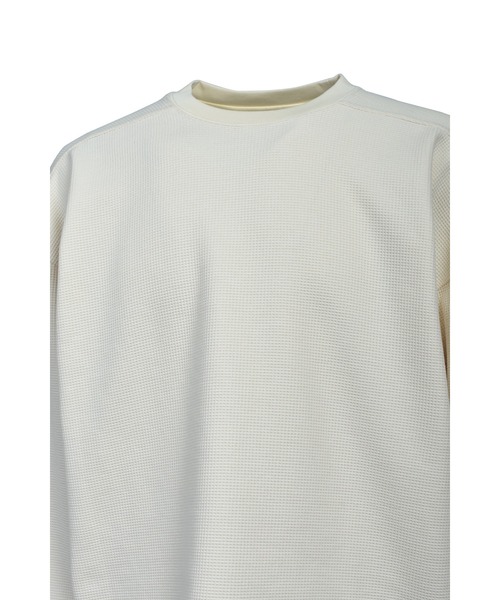 BREATH（ブレス）の「NEW RICH WAFFLE LS TEE TYPE-2（Tシャツ/カットソー・メンズ・グレー/クリーム/ブラック/ホワイト・XX-LARGE/SMALL/MEDIUM/LARGE/X-LARGE）」の15枚目の写真