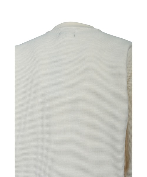 BREATH（ブレス）の「NEW RICH WAFFLE LS TEE TYPE-2（Tシャツ/カットソー・メンズ・グレー/クリーム/ブラック/ホワイト・XX-LARGE/SMALL/MEDIUM/LARGE/X-LARGE）」の16枚目の写真