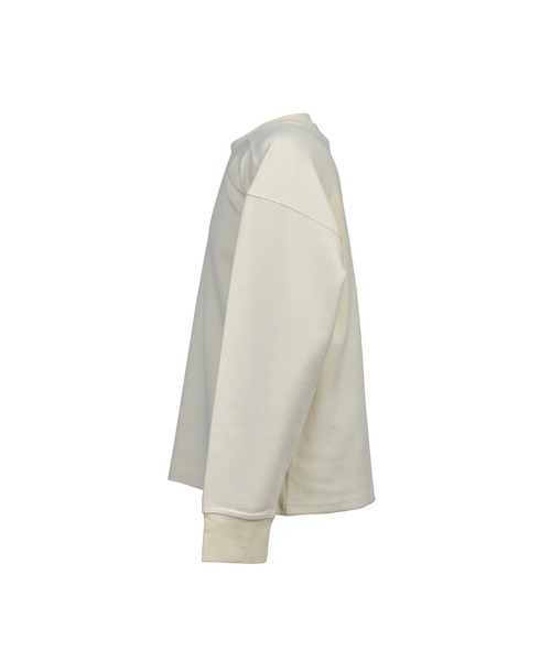 BREATH（ブレス）の「NEW RICH WAFFLE LS TEE TYPE-2（Tシャツ/カットソー・メンズ・グレー/クリーム/ブラック/ホワイト・XX-LARGE/SMALL/MEDIUM/LARGE/X-LARGE）」の17枚目の写真