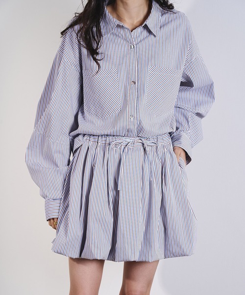 ROSE BUD(ローズバッド)の「ASSORTED BALLOON SKIRT(スカート・レディース・ネイビー/ブルー・ONE SIZE)」の5枚目の写真