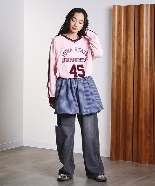 ROSE BUD(ローズバッド)の「ASSORTED BALLOON SKIRT(スカート・レディース・ネイビー/ブルー・ONE SIZE)」の10枚目の写真