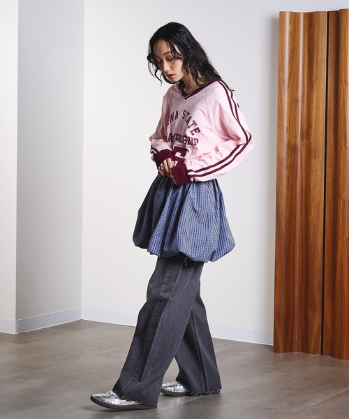 ROSE BUD(ローズバッド)の「ASSORTED BALLOON SKIRT(スカート・レディース・ネイビー/ブルー・ONE SIZE)」の11枚目の写真