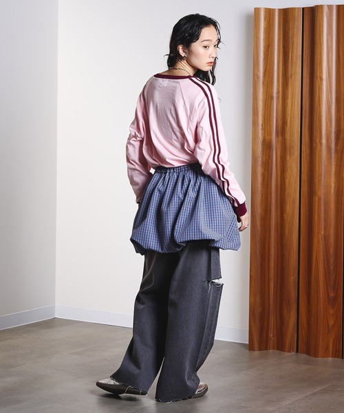 ROSE BUD(ローズバッド)の「ASSORTED BALLOON SKIRT(スカート・レディース・ネイビー/ブルー・ONE SIZE)」の12枚目の写真
