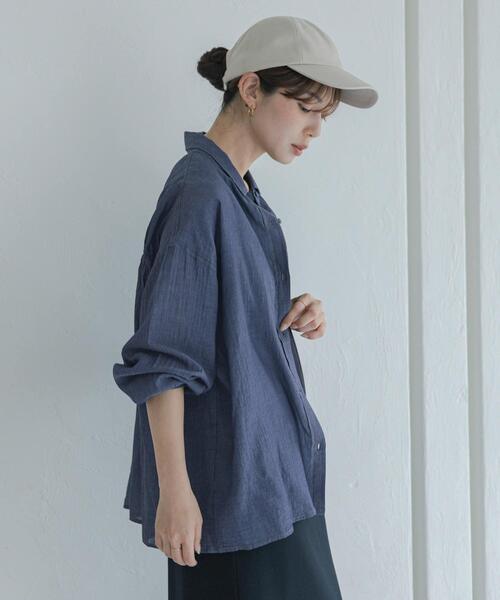 URBAN RESEARCH Sonny Label(アーバンリサーチサニーレーベル)の「シアーデニムシャツ(シャツ/ブラウス・レディース・ライトインディゴブルー/ワンウォッシュ・FREE)」の13枚目の写真
