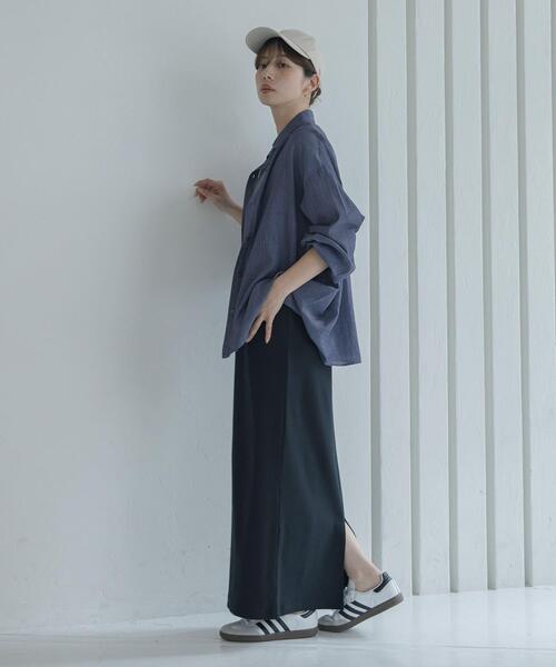 URBAN RESEARCH Sonny Label(アーバンリサーチサニーレーベル)の「シアーデニムシャツ(シャツ/ブラウス・レディース・ライトインディゴブルー/ワンウォッシュ・FREE)」の17枚目の写真