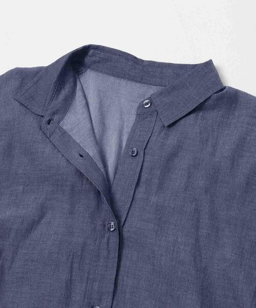 URBAN RESEARCH Sonny Label(アーバンリサーチサニーレーベル)の「シアーデニムシャツ(シャツ/ブラウス・レディース・ライトインディゴブルー/ワンウォッシュ・FREE)」の19枚目の写真