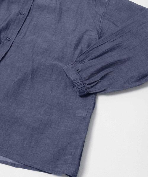 URBAN RESEARCH Sonny Label(アーバンリサーチサニーレーベル)の「シアーデニムシャツ(シャツ/ブラウス・レディース・ライトインディゴブルー/ワンウォッシュ・FREE)」の20枚目の写真