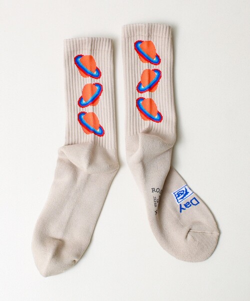 ROSTER SOX(ロスターソックス)の「【ROSTER SOX/ロスターソックス】GALAXY(ソックス/靴下・メンズ・ベージュ系その他/グリーン系その他/ピンク系その他・FREE)」の2枚目の写真