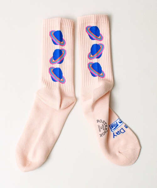 ROSTER SOX(ロスターソックス)の「【ROSTER SOX/ロスターソックス】GALAXY(ソックス/靴下・メンズ・ベージュ系その他/グリーン系その他/ピンク系その他・FREE)」の3枚目の写真