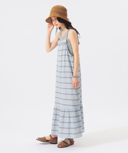 BEAMS BOY(ビームスボーイ)の「【7/24再値下げ】シャーリング ボーダー ワンピース(ワンピース・レディース・オフホワイト/サックスブルー・ONE SIZE)」の18枚目の写真