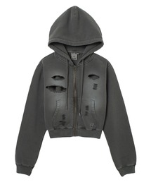 FADED RIBBED SLEEVE JACKET（ブルゾン）｜X-girl（エックスガール）の