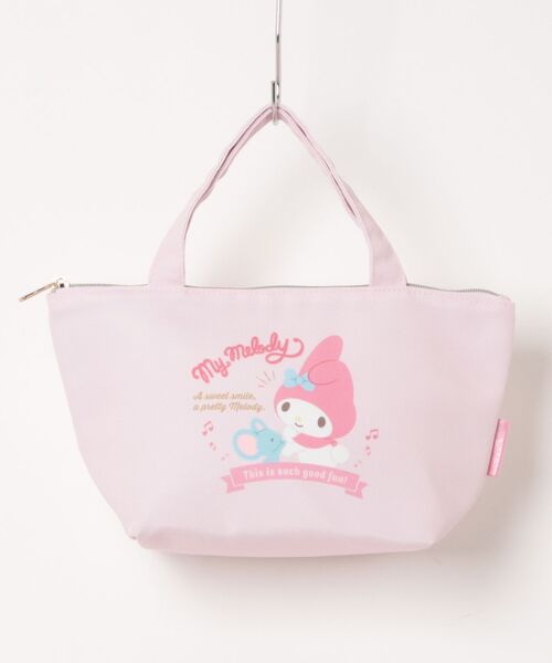 sanrio(サンリオ)の「【 sanrio 】 サンリオキャラクターズ 保冷帆布ランチバッグ 26S3(エコバッグ/サブバッグ・レディース・ライトブルー/ライトピンク/ライトイエロー/ラベンダー/ピンク・FREE)」の5枚目の写真