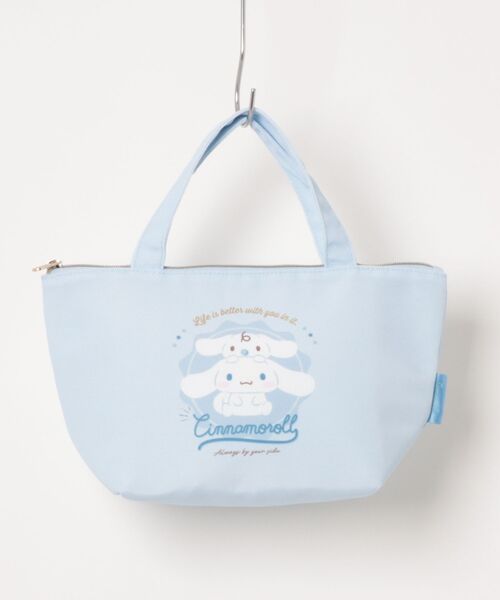 sanrio(サンリオ)の「【 sanrio 】 サンリオキャラクターズ 保冷帆布ランチバッグ 26S3(エコバッグ/サブバッグ・レディース・ライトブルー/ライトピンク/ライトイエロー/ラベンダー/ピンク・FREE)」の2枚目の写真