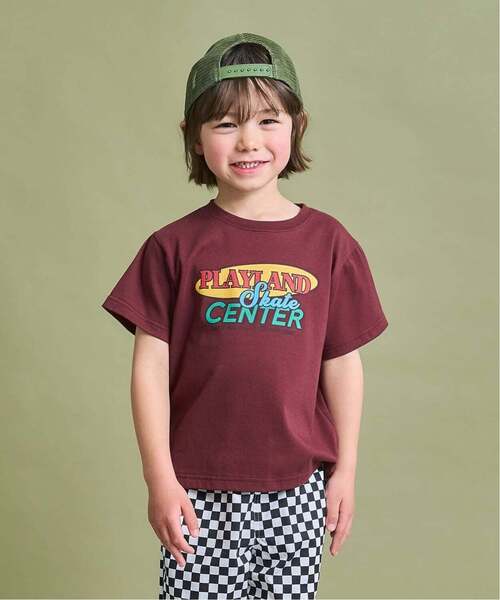 b・ROOM（ビールーム）の「【防汚・速乾・型崩れしない】選べる８パターンアソートプリントTシャツ（Tシャツ/カットソー・キッズ・ネイビー/グリーン系その他/レッド系その他/トップグレー/レンガ/アイボリー/ブラック/ターコイズブルー・90cm/100cm/110cm/120cm/130cm/150cm/140cm）」の8枚目の写真